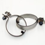 CESSNA 172 B-H (O-300 ENGINE): CLAMP MUFFLER/TAILPIPE CLAMP WITH PIN PN# 0550176-31
