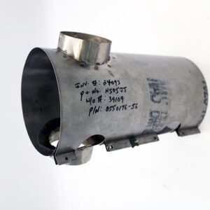 Right-hand Muffler With Exhaust Risers