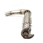 CESSNA TURBO 210 LEFT HAND EXHAUST WITH RISERS AND CLAMPS 1250860M-203