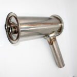 Muffler With Baffle, 13" Tailpipe