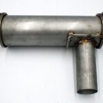 PIPER PA 28-235 CHEROKEE 6 MUFFLER SMOOTH - SQUARE CUFF AND TABS FOR SHROUD PN# 65419-000