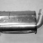 PIPER 28-181 2-MUFFLERS. 1 TAIL PIPE BOTTOM SHROUD PN# 65543-02